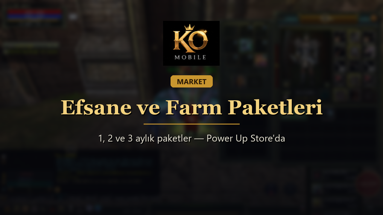 Efsane ve Farm Paketleri
