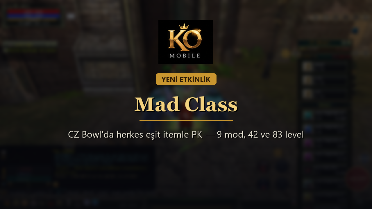 Mad Class Etkinliği