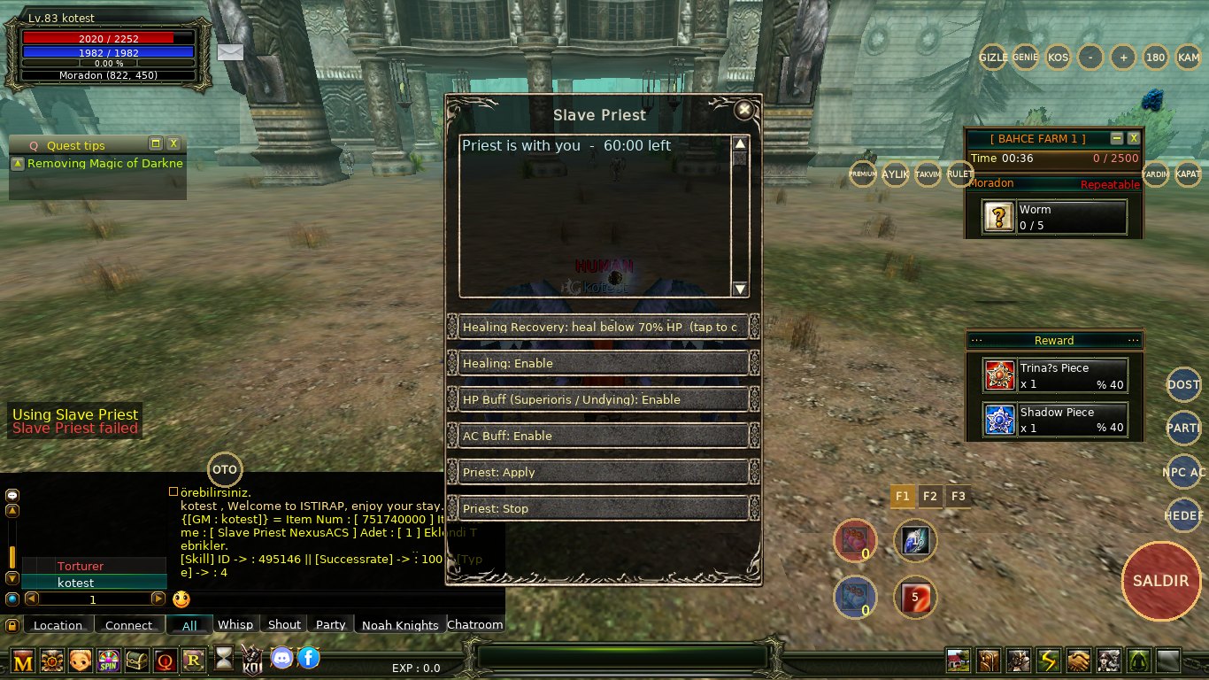 16 Ekim: TILSIM, Slave Priest, Party Monster Stone (v306 – v317, Yama 2501)