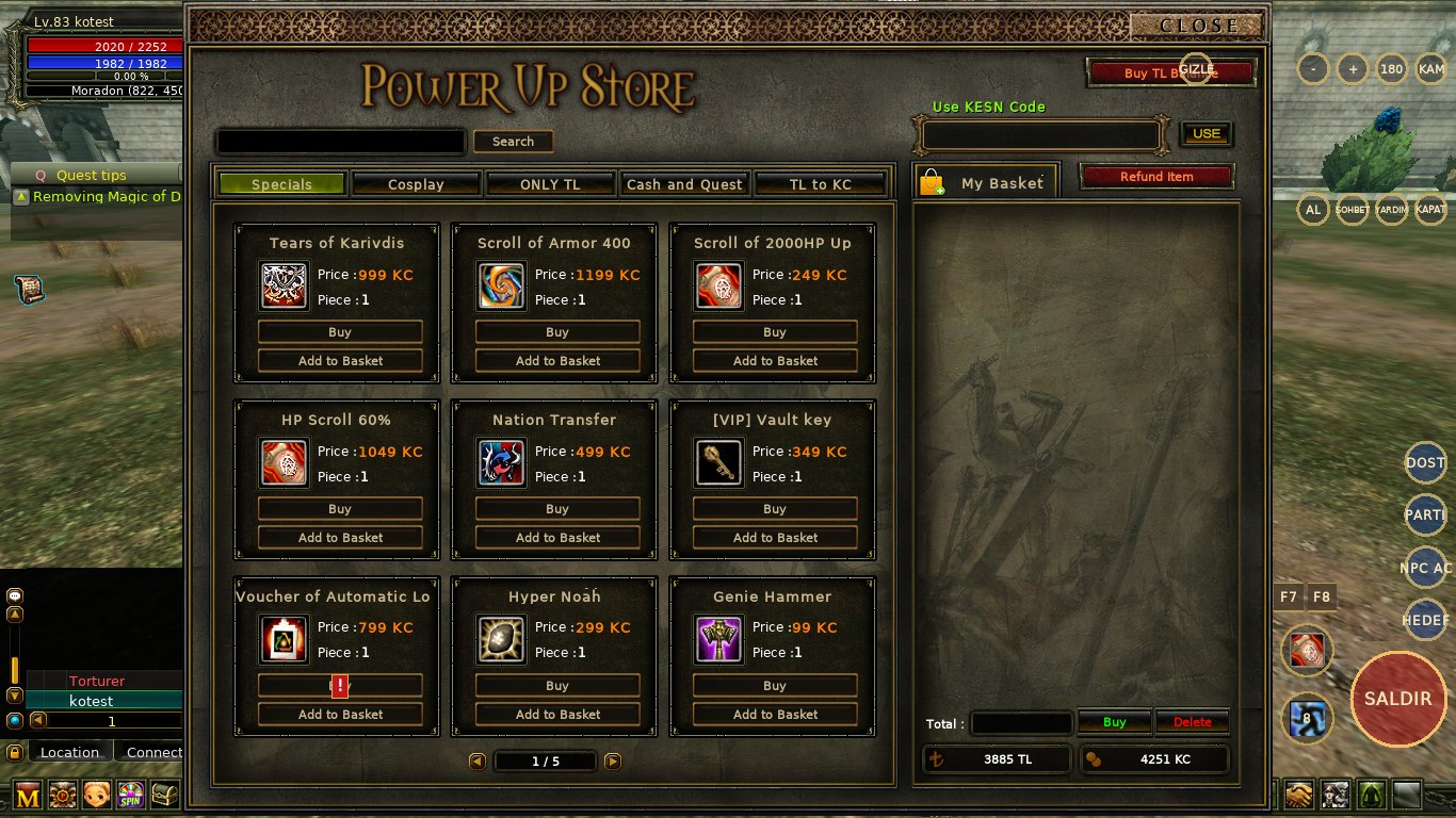 11 Ekim: Power Up Store Yenilendi, Görev Denetimi (v252 – v269)