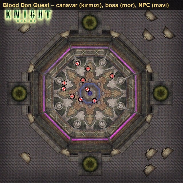 Blood Don Quest Haritası: Canavarlar, NPC'ler ve Seviye Aralığı